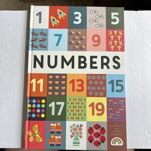 Numbers Illustrated Childrens Book by Fiona Powers Hardcover